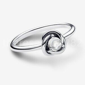 Pandora April Birthstone Eternity Circle Ring